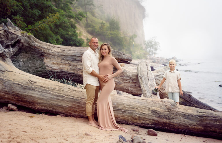 Sesja rodzinna-ciążowa Eli - Gdynia Orłowo