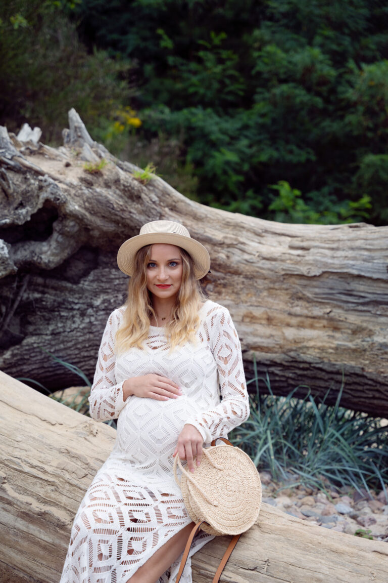 Sesja ciążowa Katarzyny - Gdynia Orłowo - boho