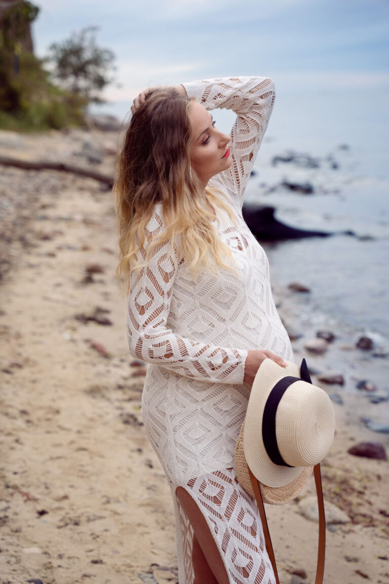 Sesja ciążowa Katarzyny - Gdynia Orłowo - boho