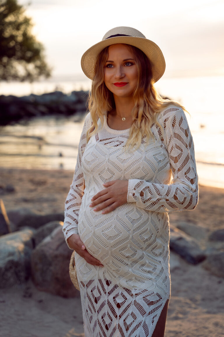 Sesja ciążowa Katarzyny - Gdynia Orłowo - boho