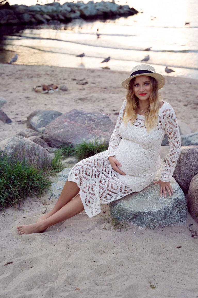Sesja ciążowa Katarzyny - Gdynia Orłowo - boho